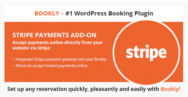 Bookly Stripe (Add-on)