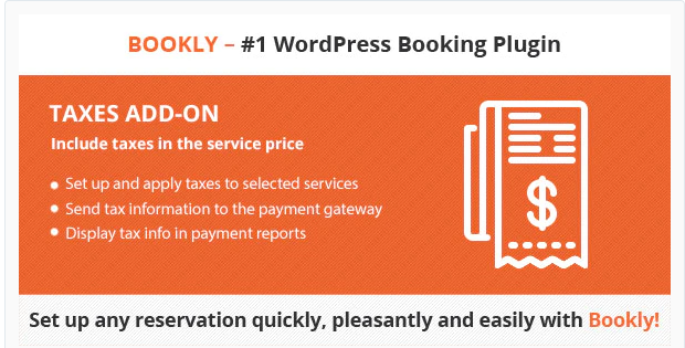 Bookly Taxes (Add-on)
