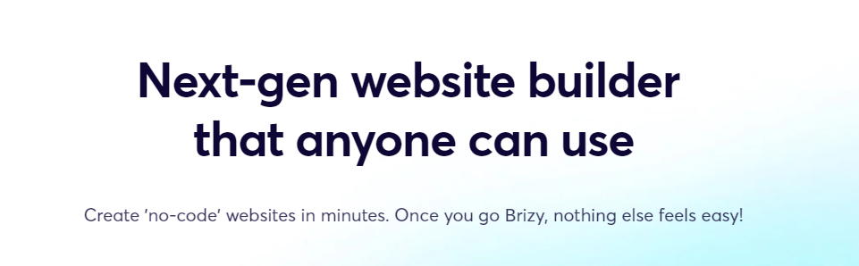 Brizy Pro – Next-gen Website Builder