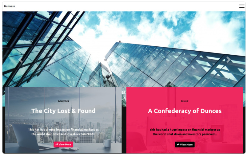 Business Template - Bootstrap | Laravel Framework Website Template 1.0