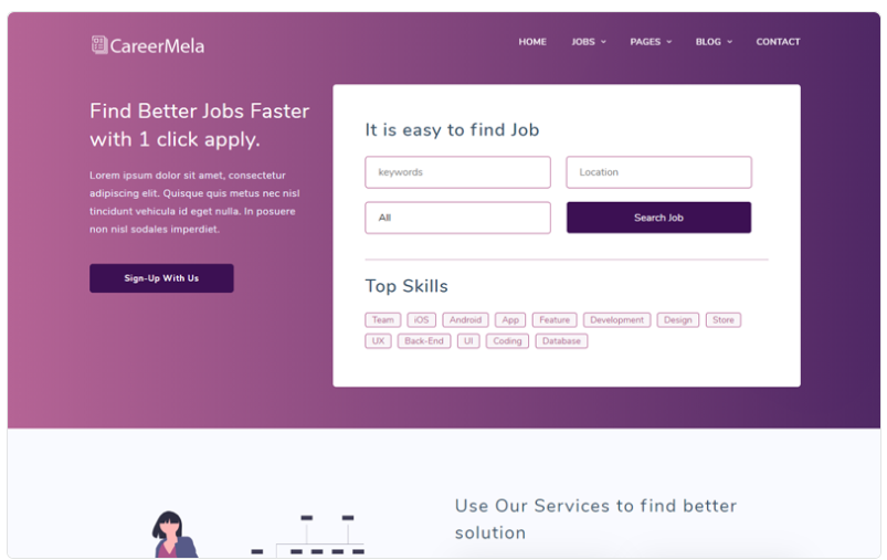 Careermela - Job portal Website Template 1.0