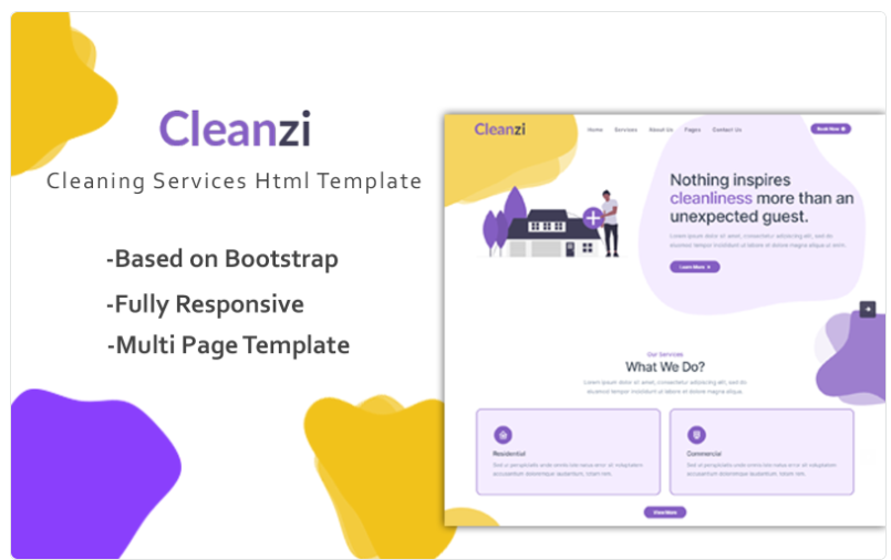 Cleanzi - Cleaning Service Html Website Template 1.0