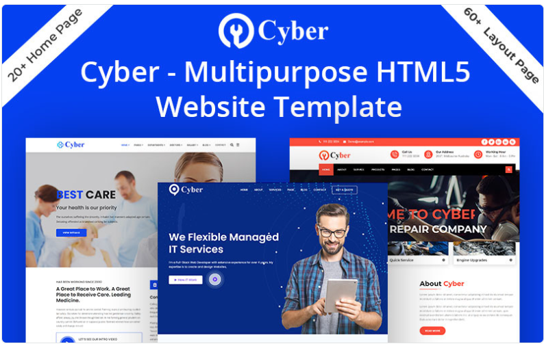 Cyber - Multipurpose HTML5 Website Template 1.0