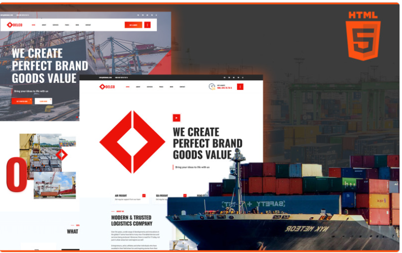 Delco | Logistics and Cargo HTML5 Website Template 1.0