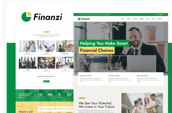 Finanzi - Finance & Business Elementor Template Kit