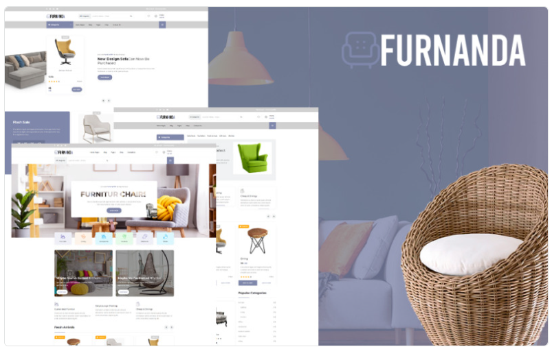 Furnanda - Furniture Shop HTML Website Template