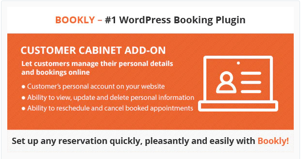 GDPR Solution – Bookly Customer Cabinet