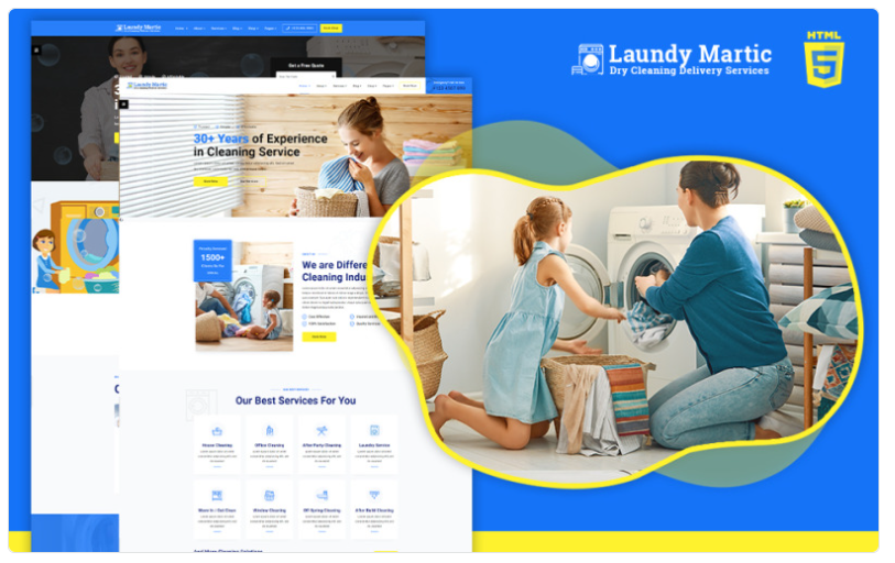 Laundrymatic | Laundry and Dry clean HTML5 Website Template 1.0