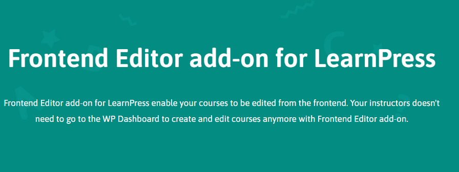 Product Image - LearnPress Frontend Editor 4.0.7