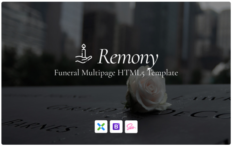 Remony - Funeral Home Responsive Website Template 1.0