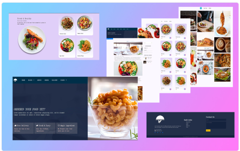 Restaurant and Catering Clean Bootstrap HTML Website Template 1.0