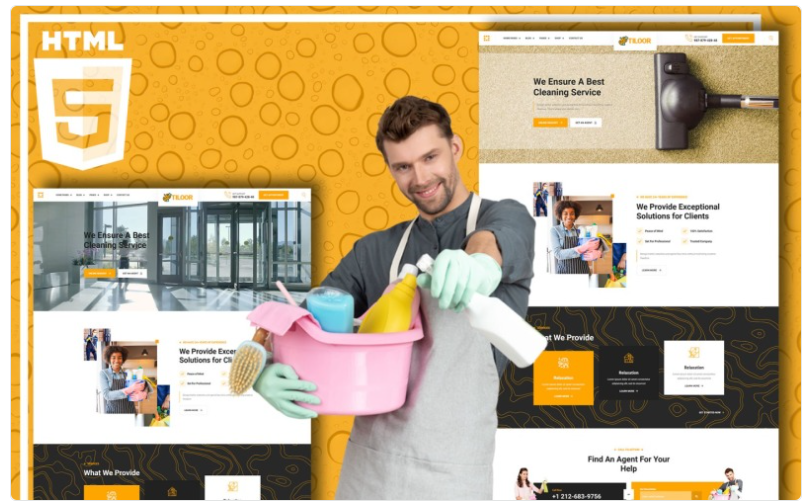 Tiloor - Cleaning Service Website Template 1.0