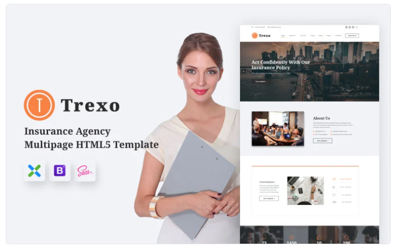 Trexo - Insurance Agency HTML5 Website Template 1.0