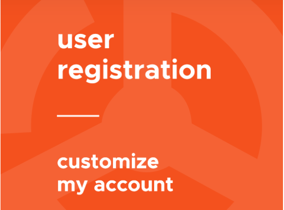 User Registration Customize My Account