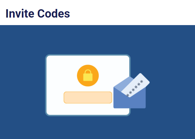 User Registration Invite Codes