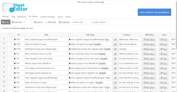 WP Sheet Editor – Users (Premium)