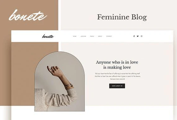 Bonete - Feminine Blog Elementor Template Kit