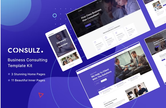 Consulz - Consulting Company Elementor Template Kit