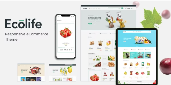 Ecolife - Organic WooCommerce WordPress Theme