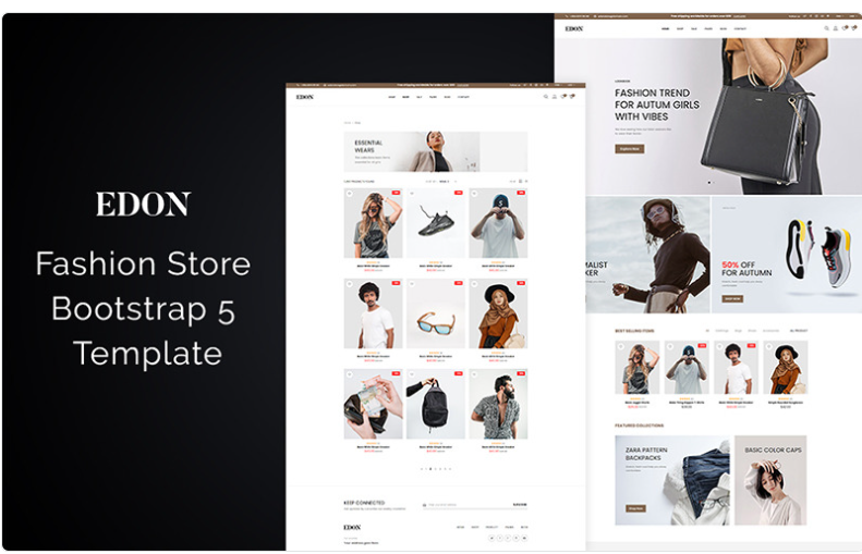Edon - Fashion Store Bootstrap 5 Website Template 1.0