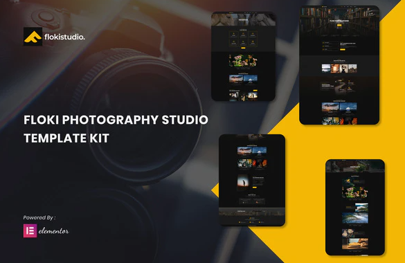 Floki - Photography Studio Elementor Template Kit