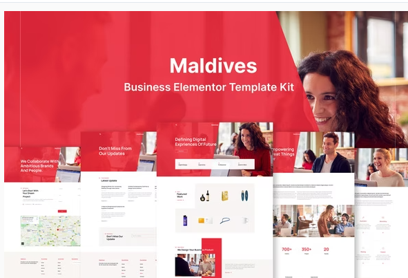 Maldives - Business & Agency Elementor Template Kit