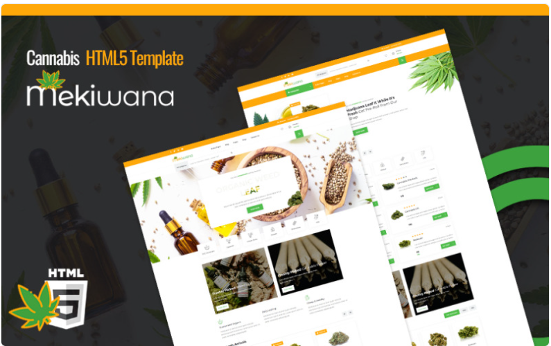Mekiwana - Medical Cannabis HTML5 Website Template 1.0