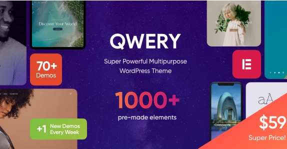 Qwery – Multi-Purpose Business WordPress Theme 3.6.1