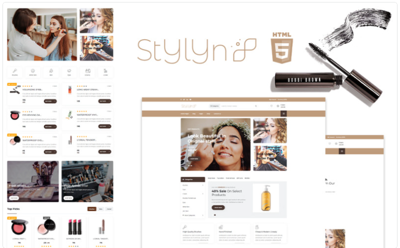 Stylyn - Cosmetic And Beauty Shop HTML Website Template 1.0