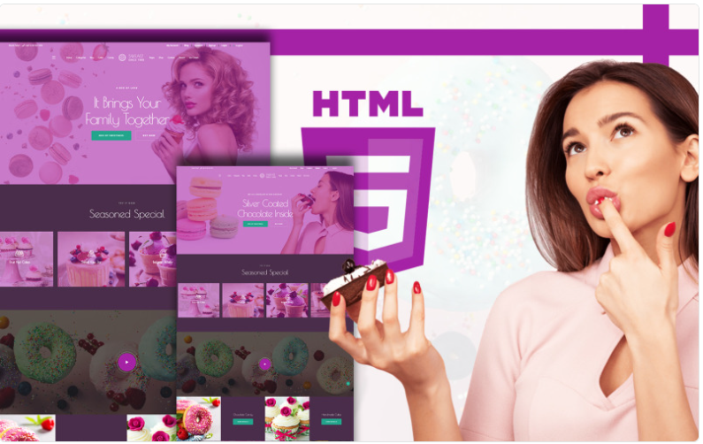Sweatz - Sweets Shop Website Template 1.0