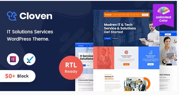 Cloven - IT Solutions Services Company WordPress Theme