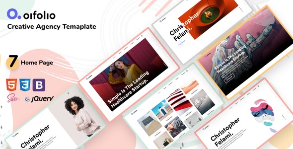 Oifolio- Creative Agency Bootstrap Template