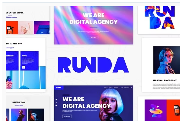 Runda - Creative Agency Elementor Template Kit