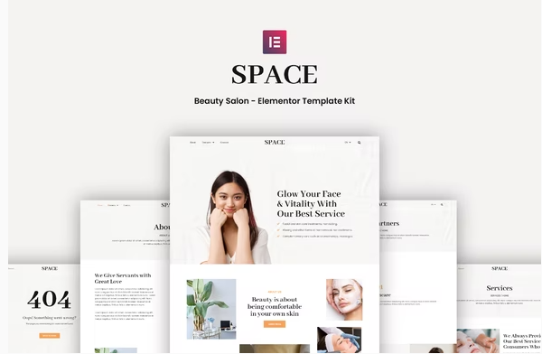 Space - Beauty Salon Elementor Template Kit