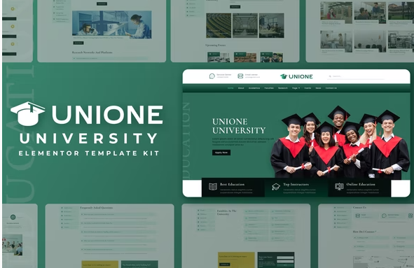 Product Image - Unione – University Elementor Template Kit