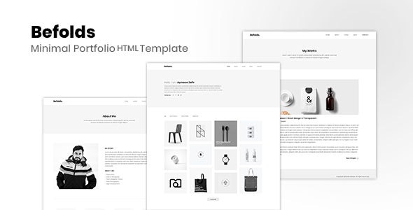Befolds - Minimal Portfolio Template