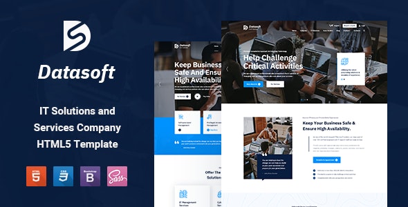 Datasoft - IT Solutions & Services HTML5 Template