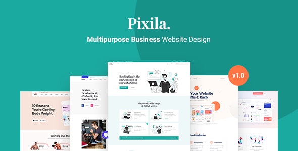 Pixila - Creative Multipurpose React Template