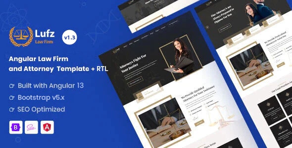 Lufz - Angular 13 Law Firm & Attorney Template