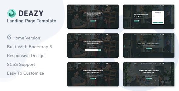 Deazy - Bootstrap 5 Landing Page Template