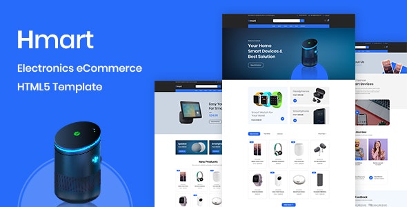 Hmart - Electronics eCommerce HTML Template