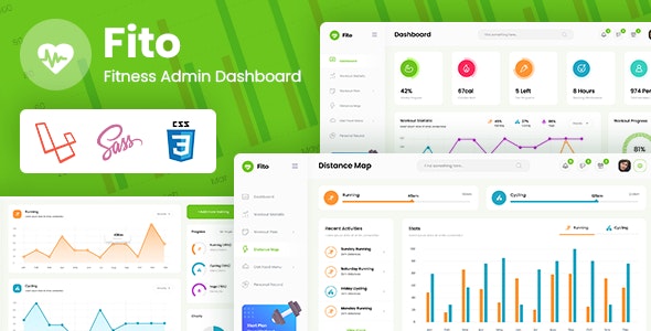 Fito - Fitness Laravel Admin Dashboard