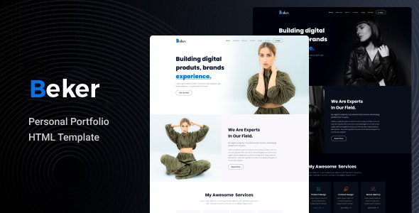 Beker - Personal Portfolio HTML Template
