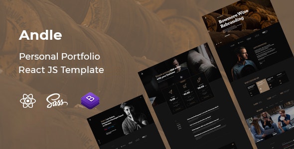 Andle - Personal Portfolio React JS Template