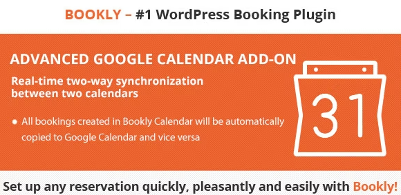 Bookly Advanced Google Calendar