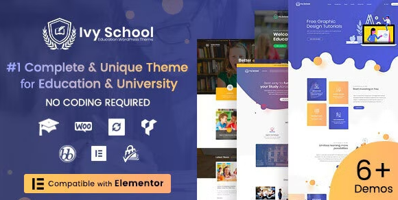 IvyPrep – Education & School WordPress Theme