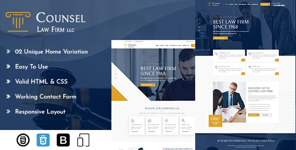 Counsel Law Firm HTML