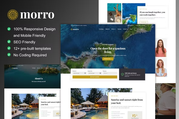 Product Image - Morro – Hotel & Resort Elementor Template Kit