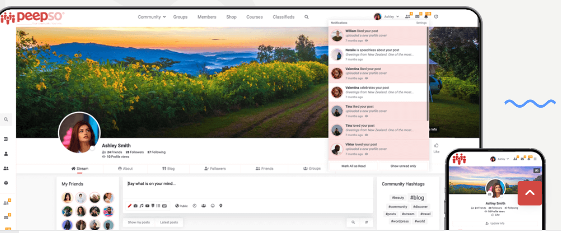 PeepSo Integrations – Mobile App