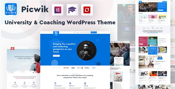 Product Image - Picwik – University & Coaching WordPress Theme 3.0